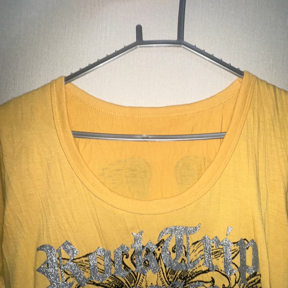 펑투케 빈티지 해골 날개 펑크 티 y2k punk 딱붙핏 상품이미지3