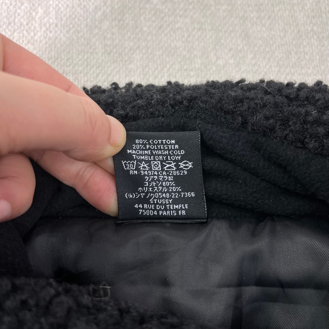 100 스투시 쉐르파 양털 플리스 자켓   상품이미지4