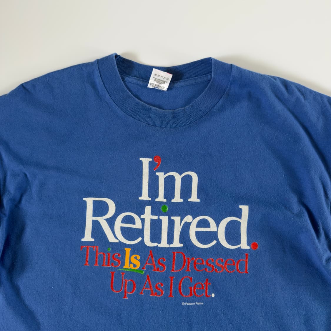 90s i’m retired 빈티지 티셔츠 싱글스티치 상품이미지2