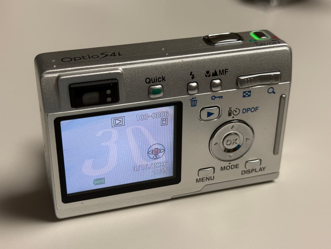 Pentax Optio s4i 펜탁스 옵티오 빈티지 디카 상품이미지6