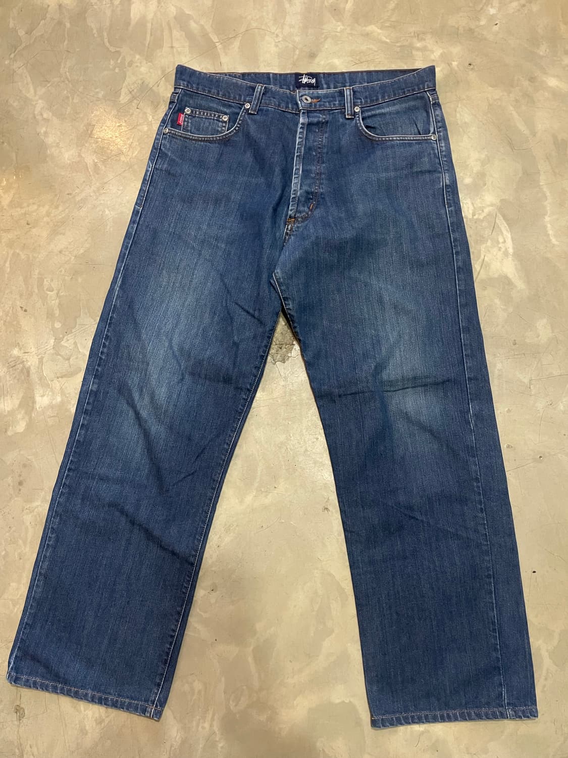 90‘s Old Stussy Denim Pants MADE IN USA 상품이미지4