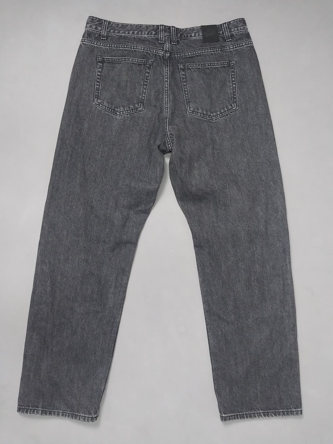 [34] 비슬로우 퍼플 미들지퍼 와이드 블랙진 청바지 상품이미지7