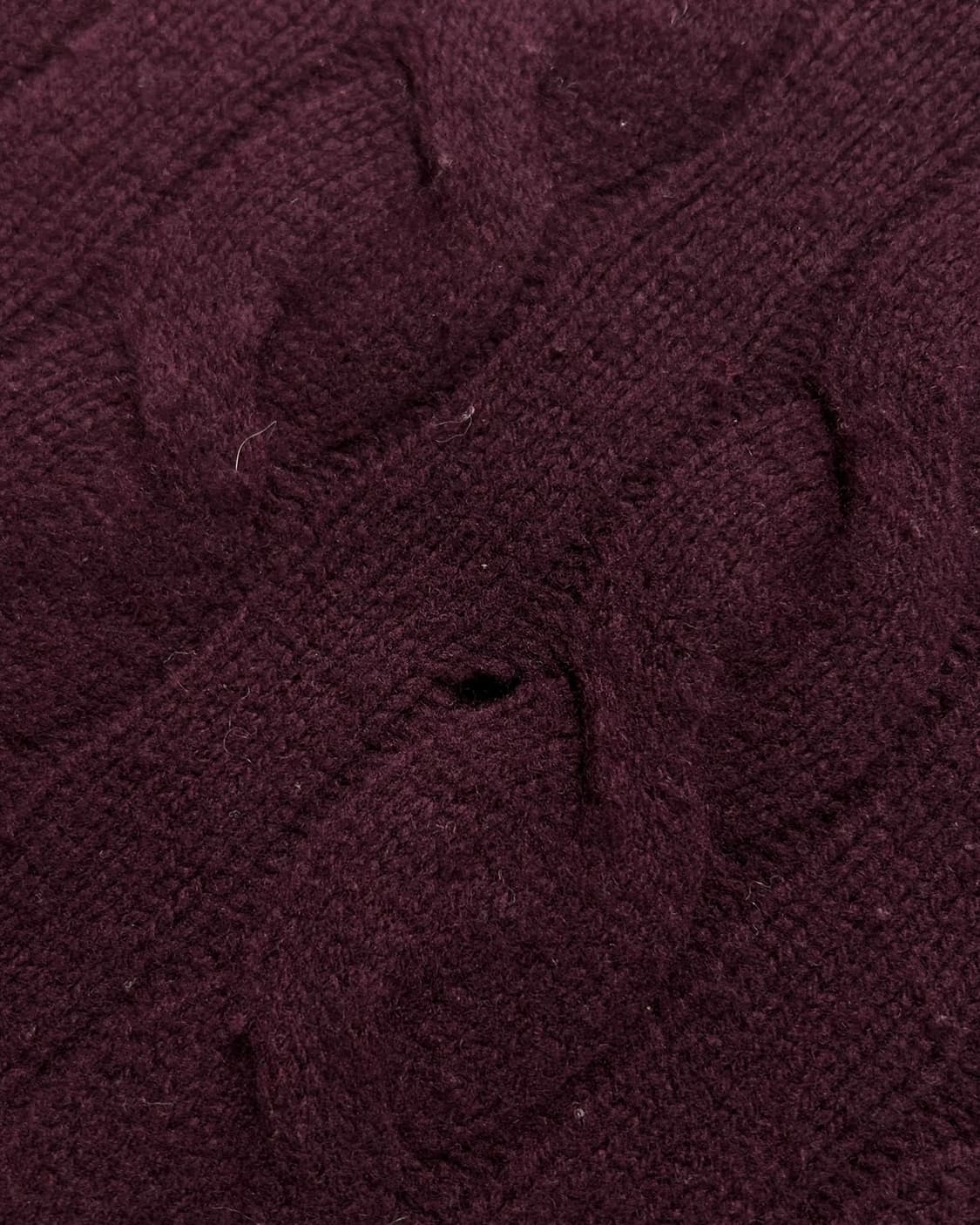 폴로 랄프로렌 메리노 울 버건디 니트  상품이미지6