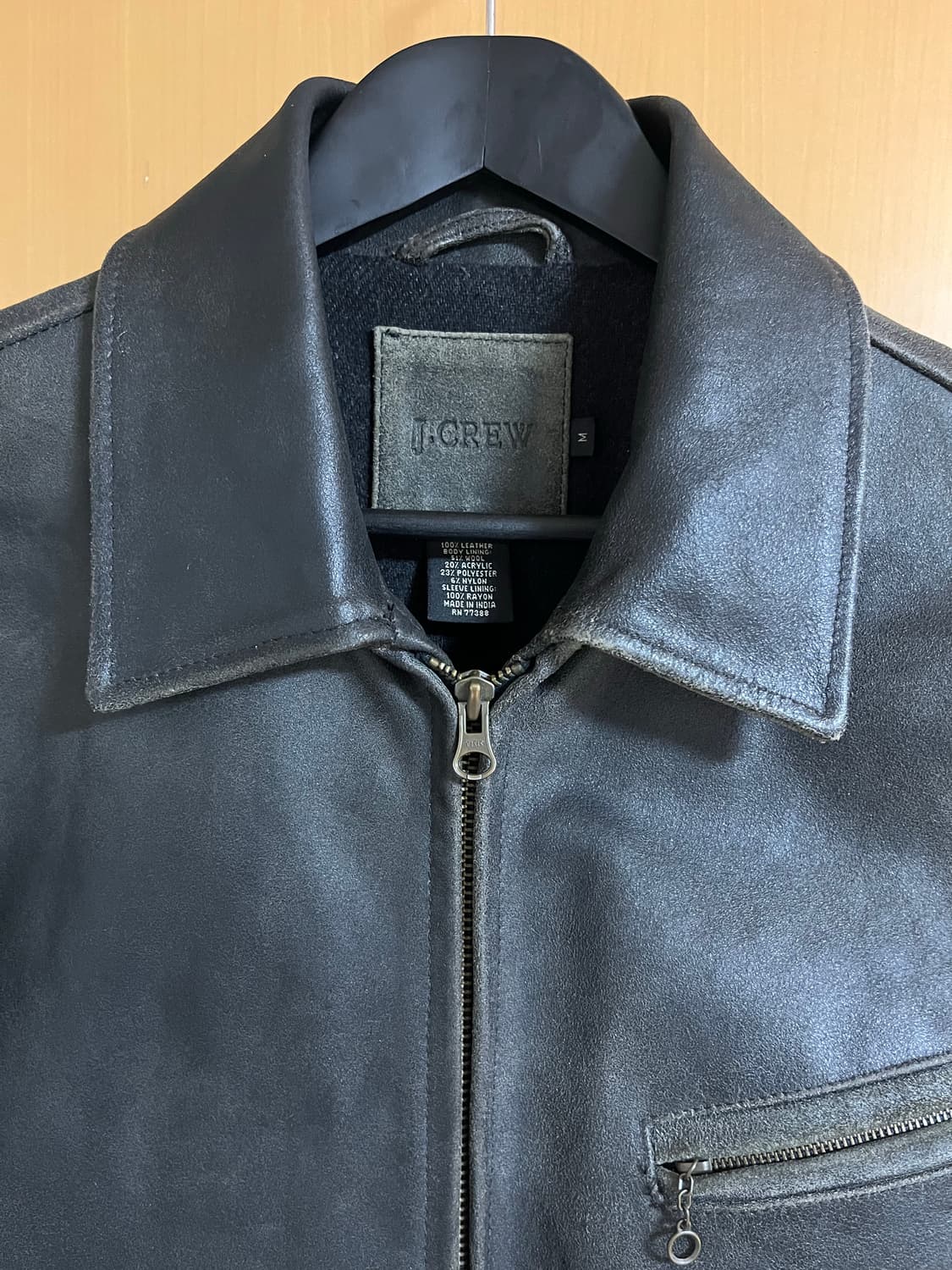 90s 제이크루 레더자켓 (뉴스보이) 상품이미지3