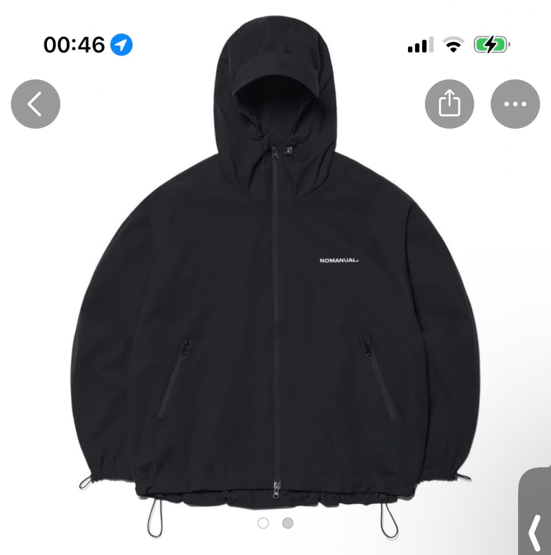 구매 / 노메뉴얼 바람막이 상품이미지1