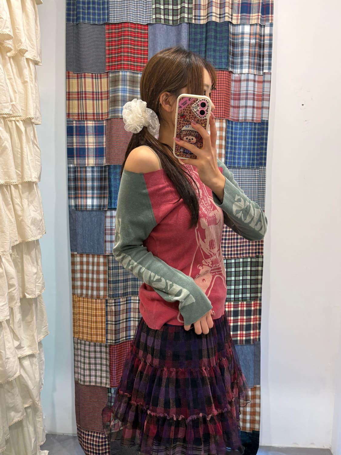 히스테릭글래머 아카이브 히스걸 오프 롱슬리브 상품이미지1