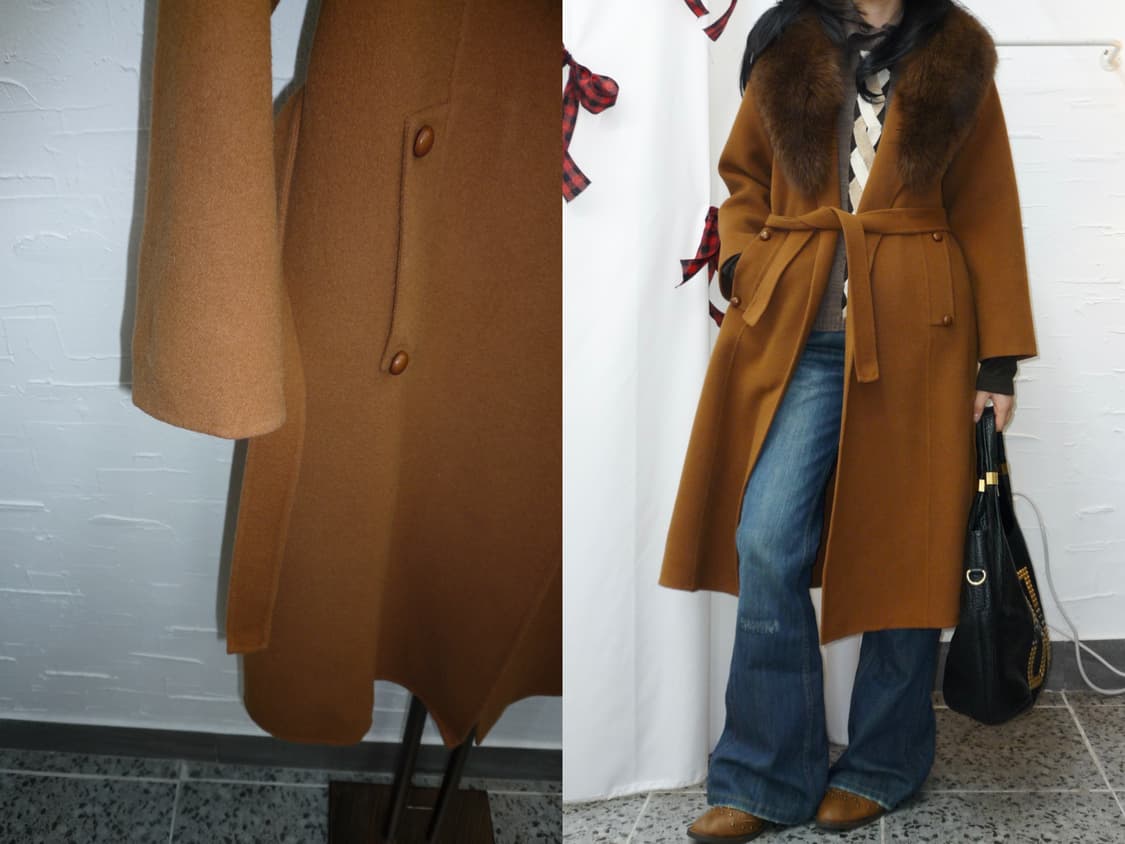caramel sand wool coat 상품이미지1