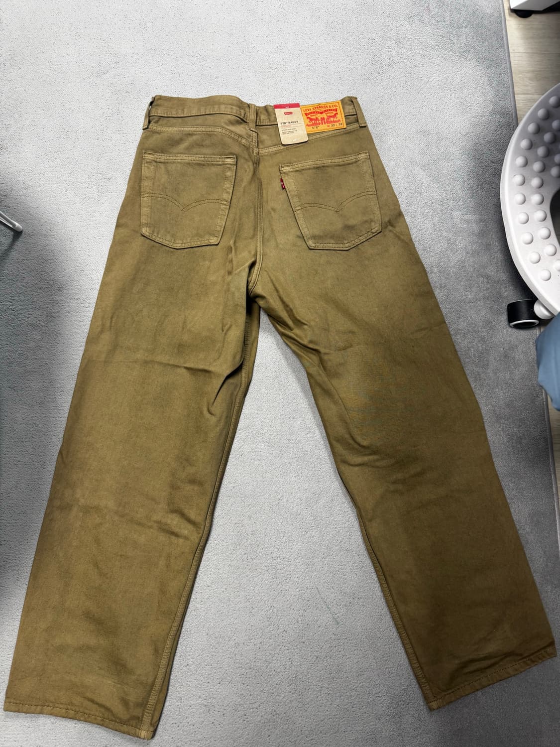 리바이스 578배기진 워시드카키 32사이즈 상품이미지3