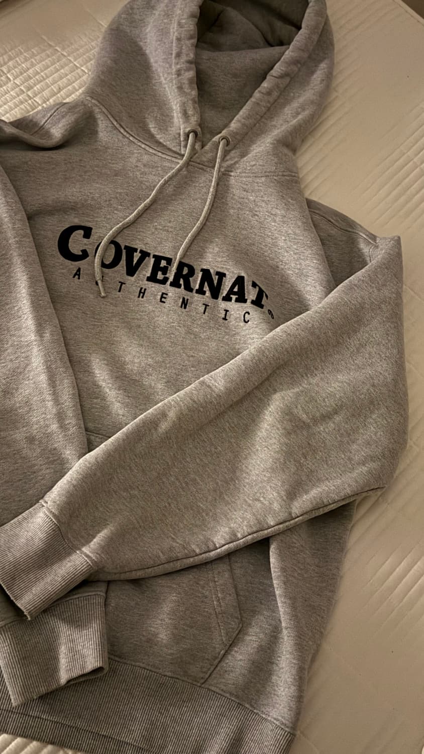 커버낫 그레이 후드티 M 상품이미지1
