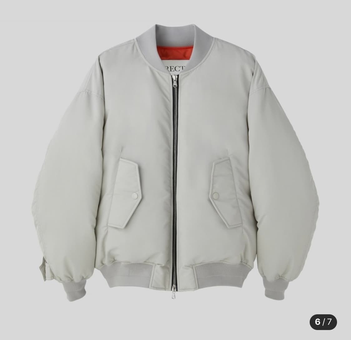 [OS] 렉토 오버사이즈 나일론 다운 점퍼 ma-1 상품이미지6