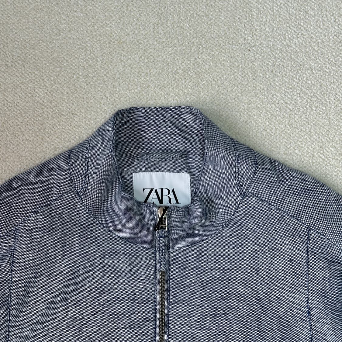 자라 린넨 블루종 자켓 상품이미지5