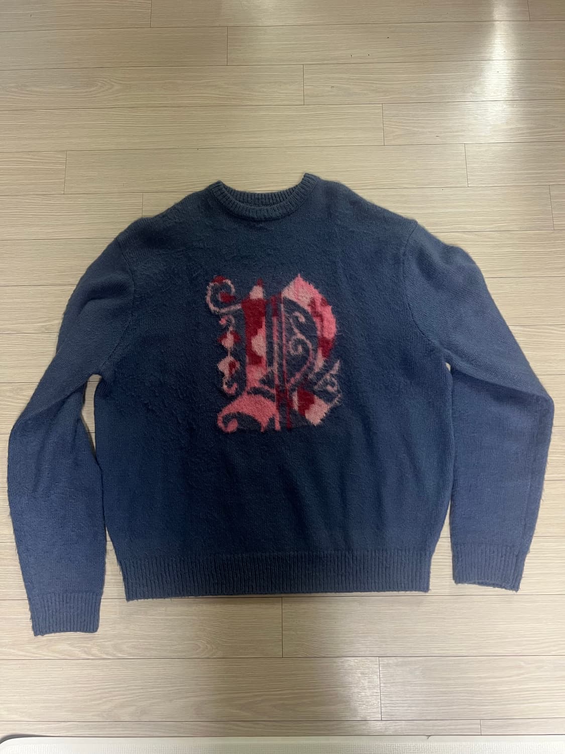 디스이즈네버댓 니트 네이비 상품이미지1