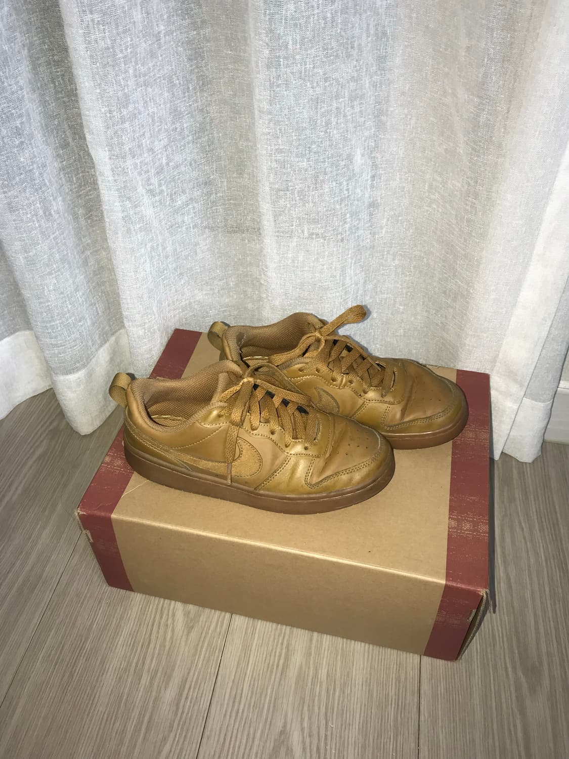 나이키 에어포스 브라운 된장포스 235 상품이미지2