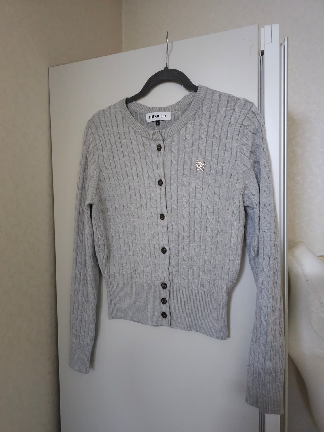 제너럴아이디어 케이블 니트 가디건 M 상품이미지1