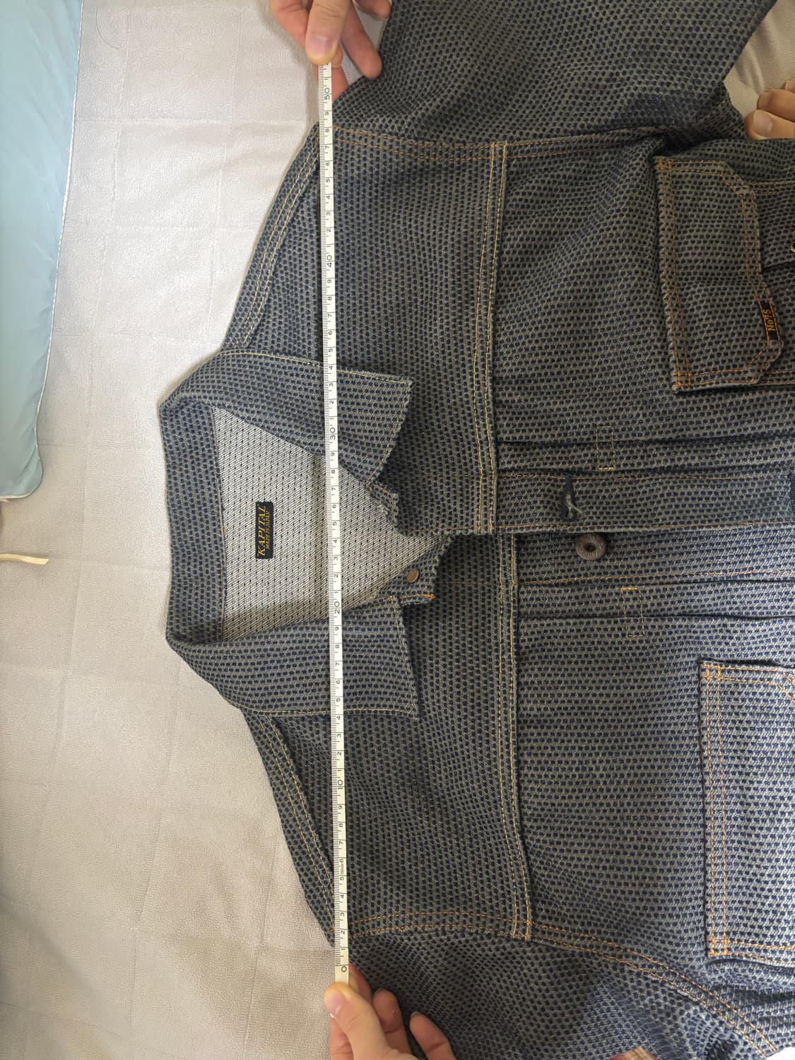 캐피탈 센츄리 데님 레이스업 2nd 자켓 N7S 인디고 3사이즈 상품이미지6