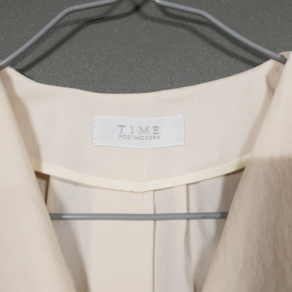 여성 55-66) TIME 타임 신형 랩 민소매 블라우스 아이보리 상품이미지2