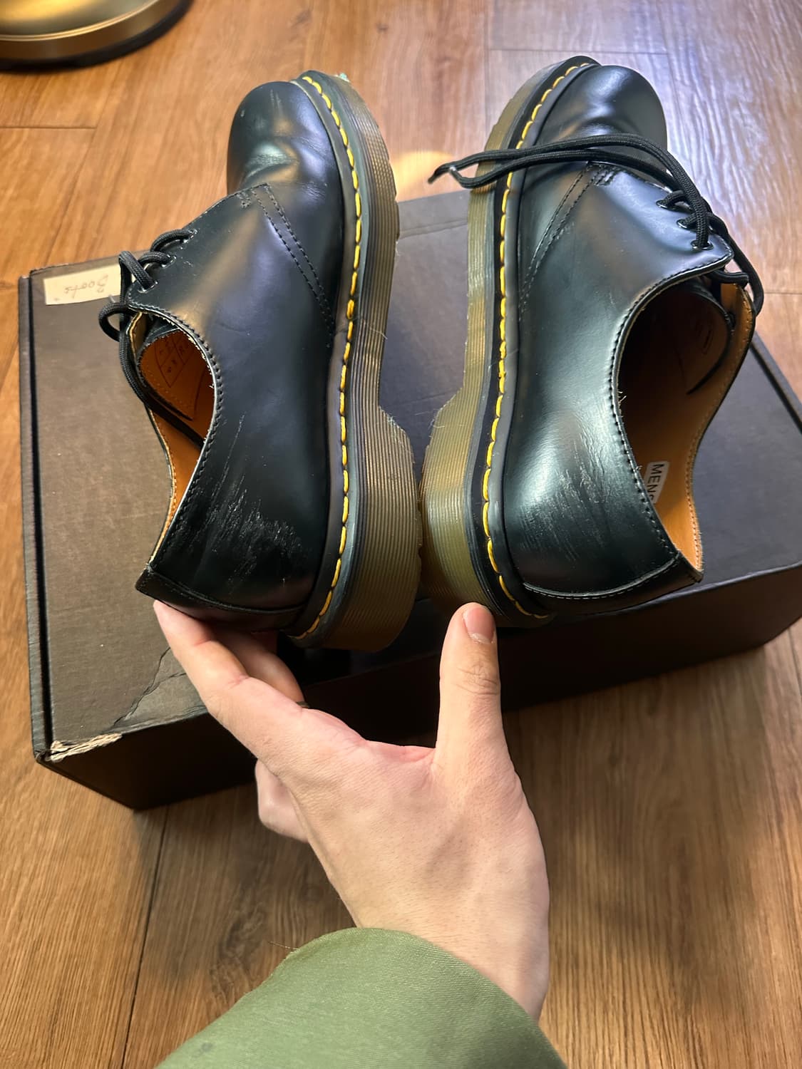 닥터마틴 스무스 블랙 1461 250사이즈  상품이미지5