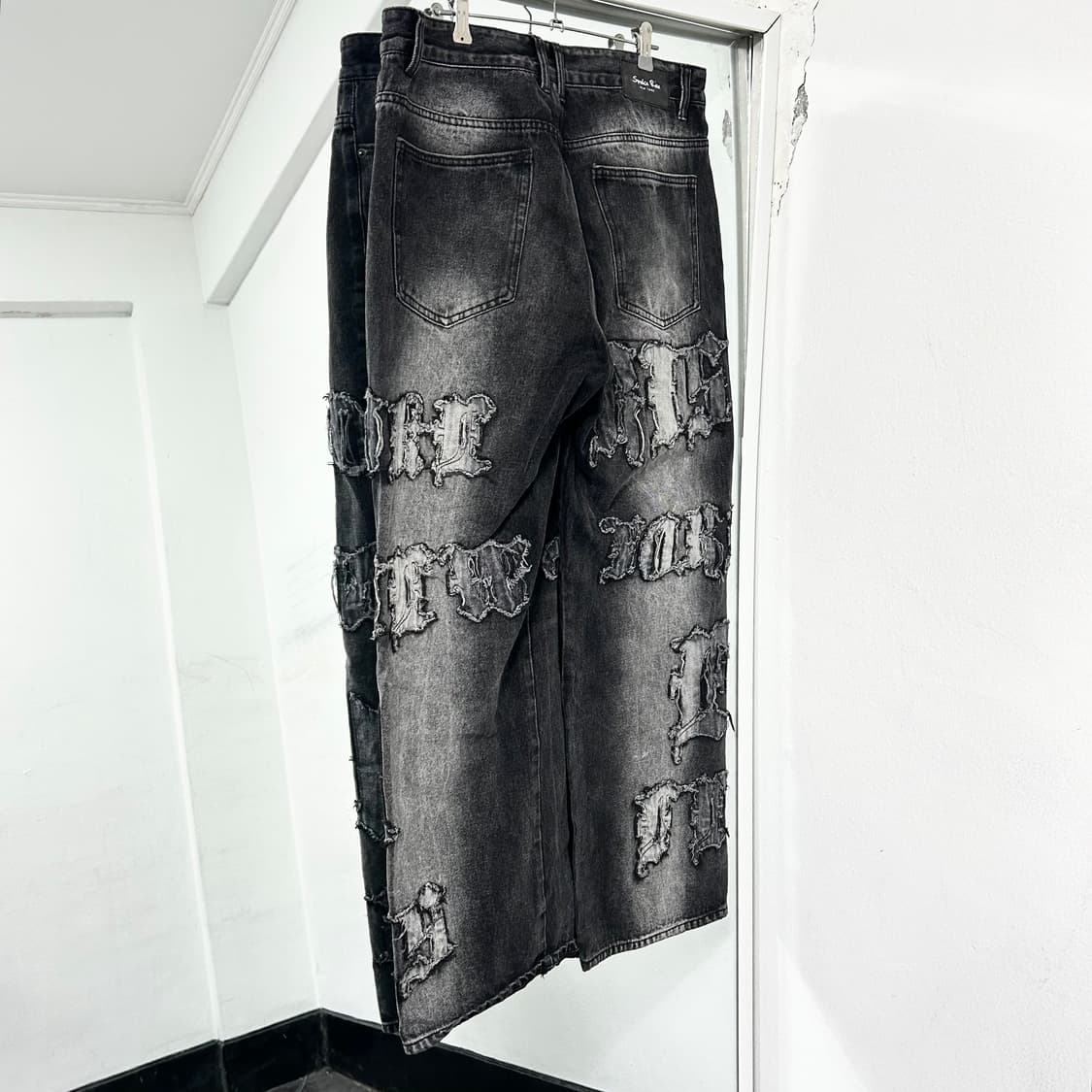 Smoke Rise 스모크라이즈 펠레펠레 데님 팬츠 상품이미지6