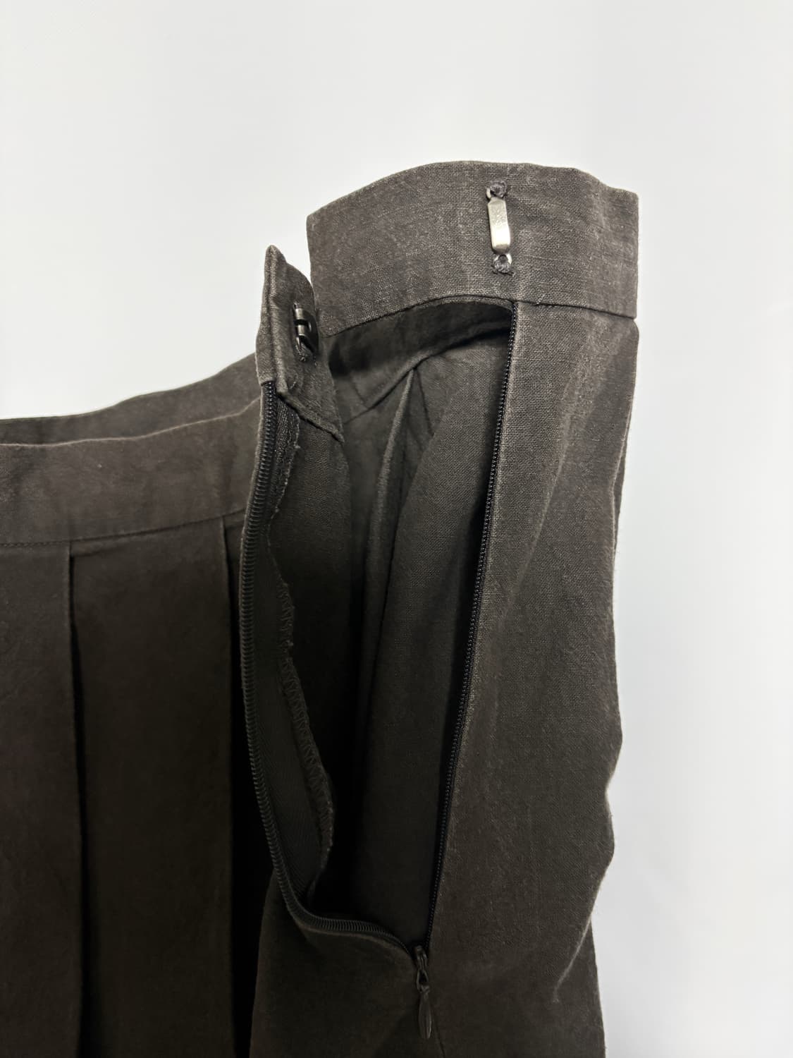 브라운 코튼 스커트 상품이미지3