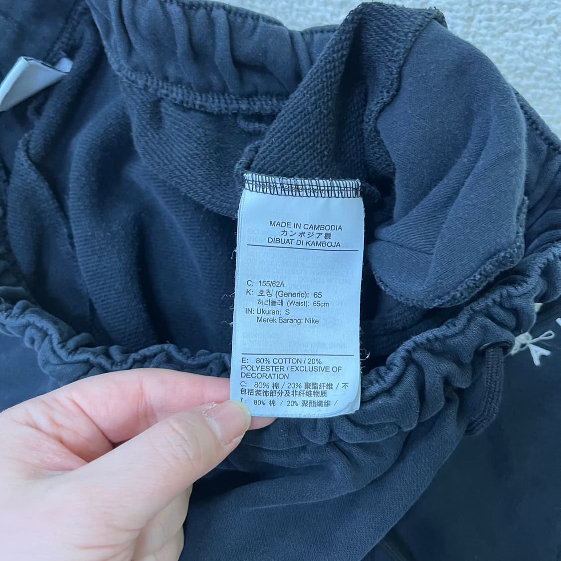 S 나이키 스우시 트레이닝 바지 0316M 상품이미지3