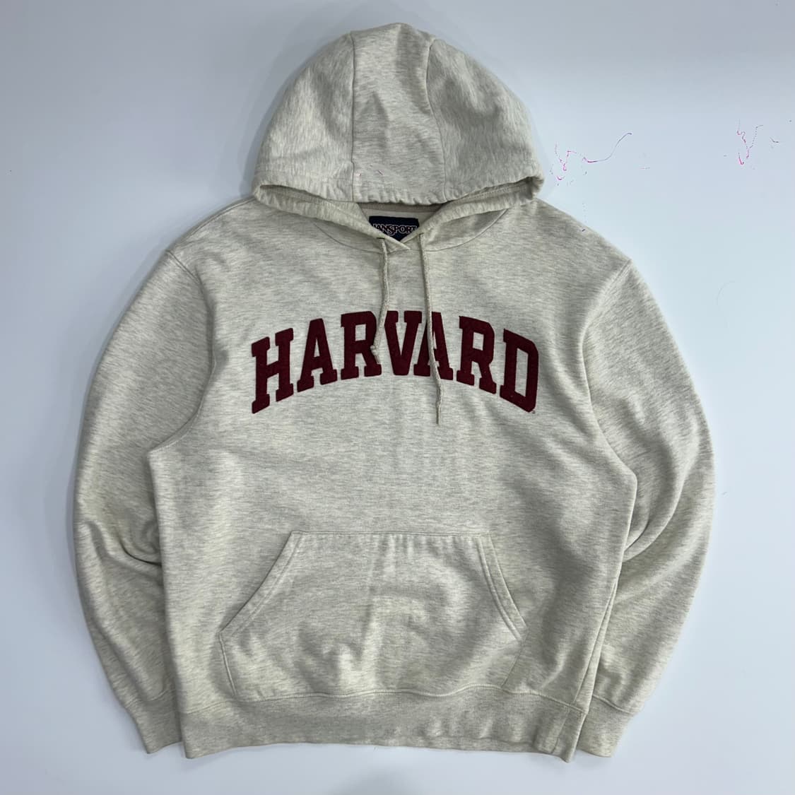 Jansports 잔스포츠 하버드 멜란지 후드티 상품이미지4