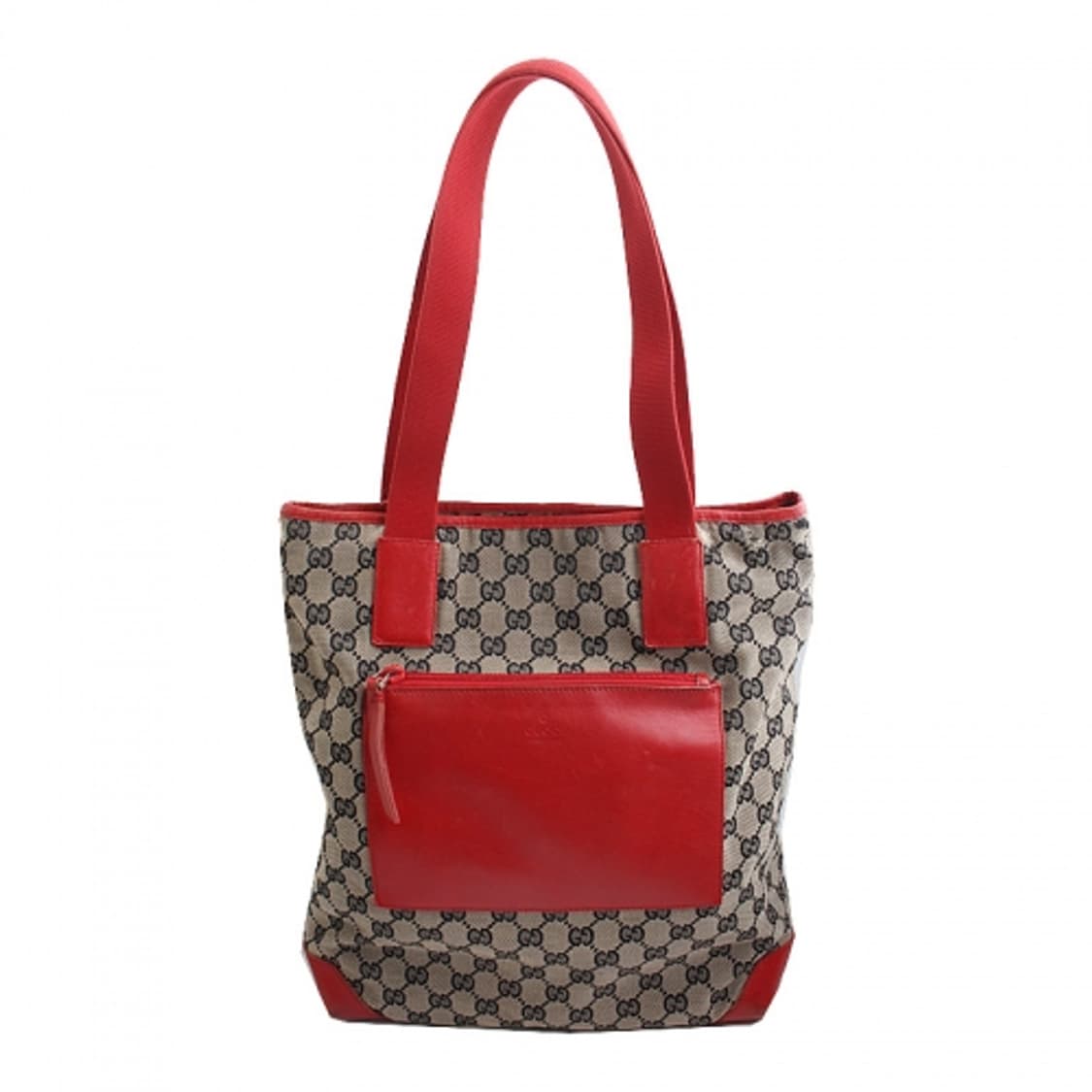 구찌 레드 트림 자카드 숄더백 상품이미지1