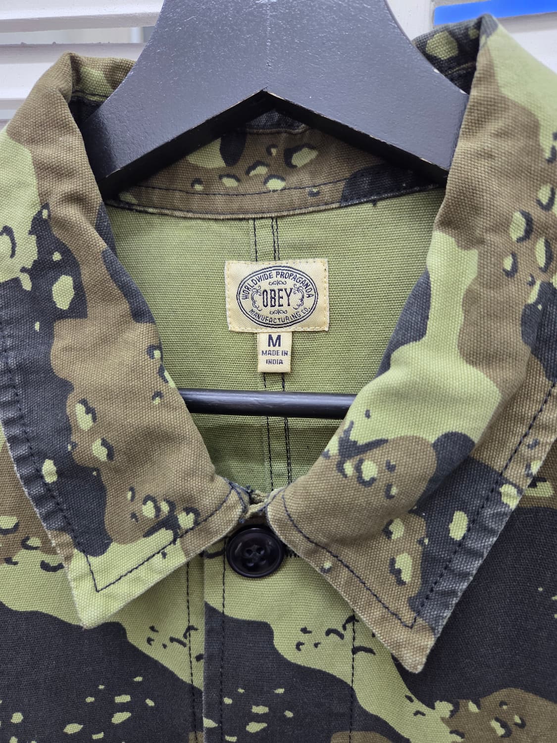 오베이 카모플라쥬 밀리터리 셔츠 자켓 상품이미지3