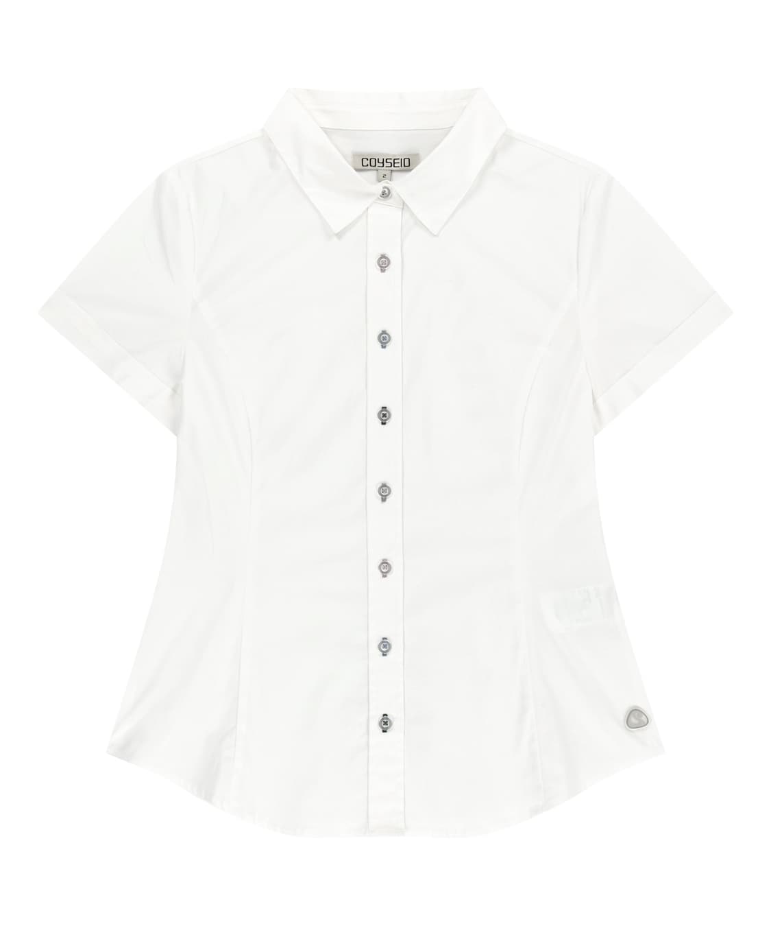 COYSEIO NANA HALF SHIRT WHITE 상품이미지1