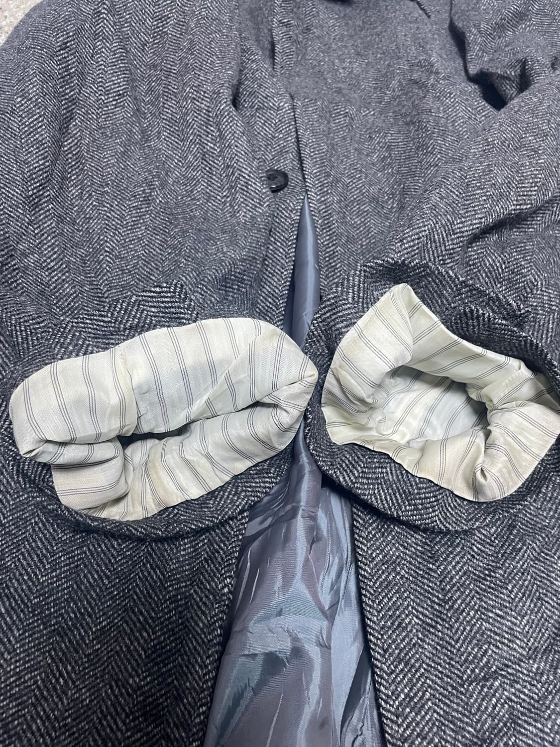 일본판 AREZZO BIANCONI 110 캐시미어혼방코트 상품이미지5