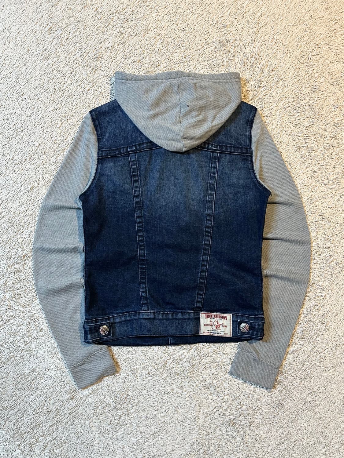 트루릴리전 TRUE RELIGION 투포켓 후드 데님 자켓 상품이미지4