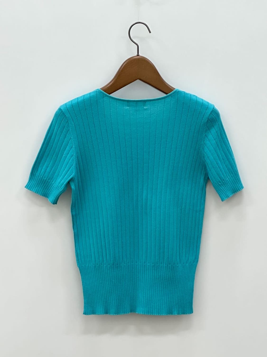 courreges / 꾸레쥬 터키 코튼 반팔 니트 탑 상품이미지3