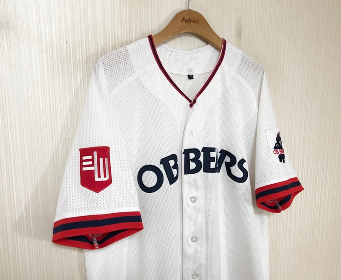 KBO 두산올드 OB베어스 홈유니폼/져지 110 상품이미지5