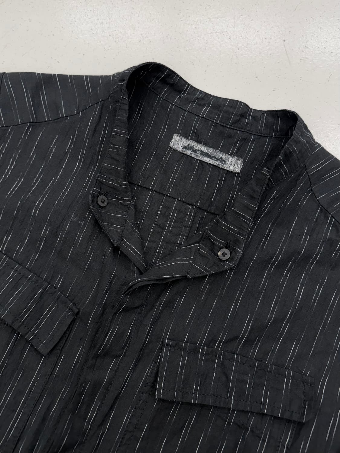 [M] blackmerle Meclads shirt / Kasuri 상품이미지2