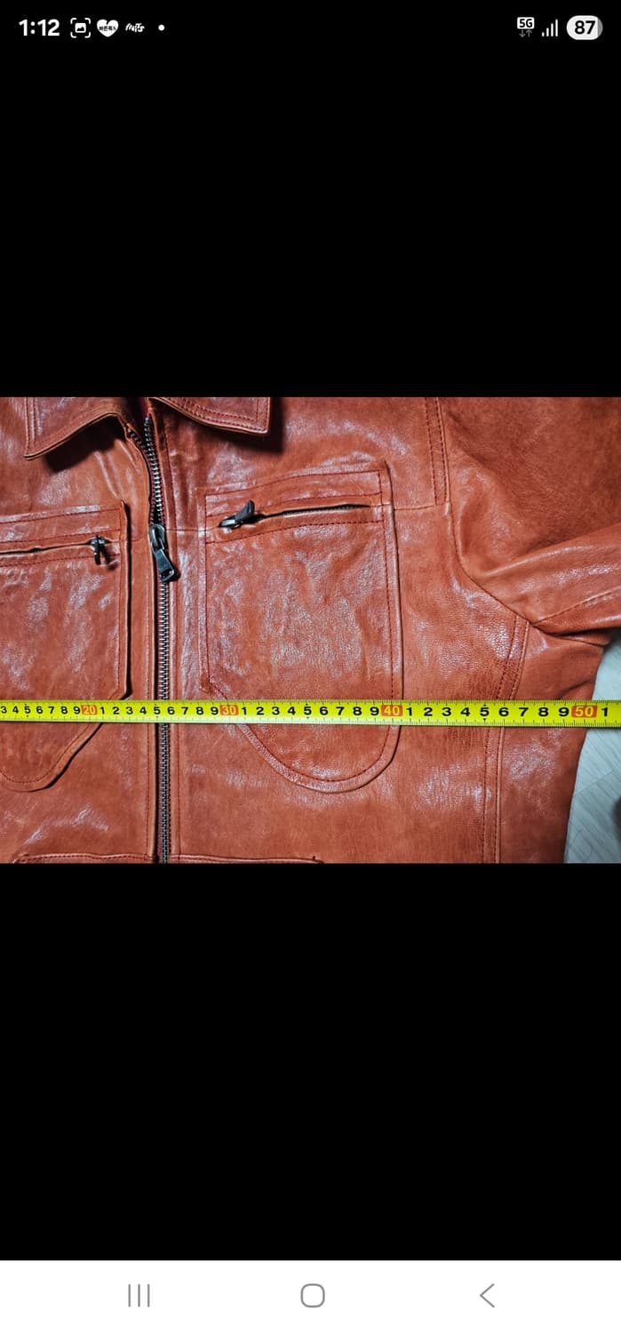 정품 돌체앤가바나 남성양가죽 자켓 90 상품이미지3