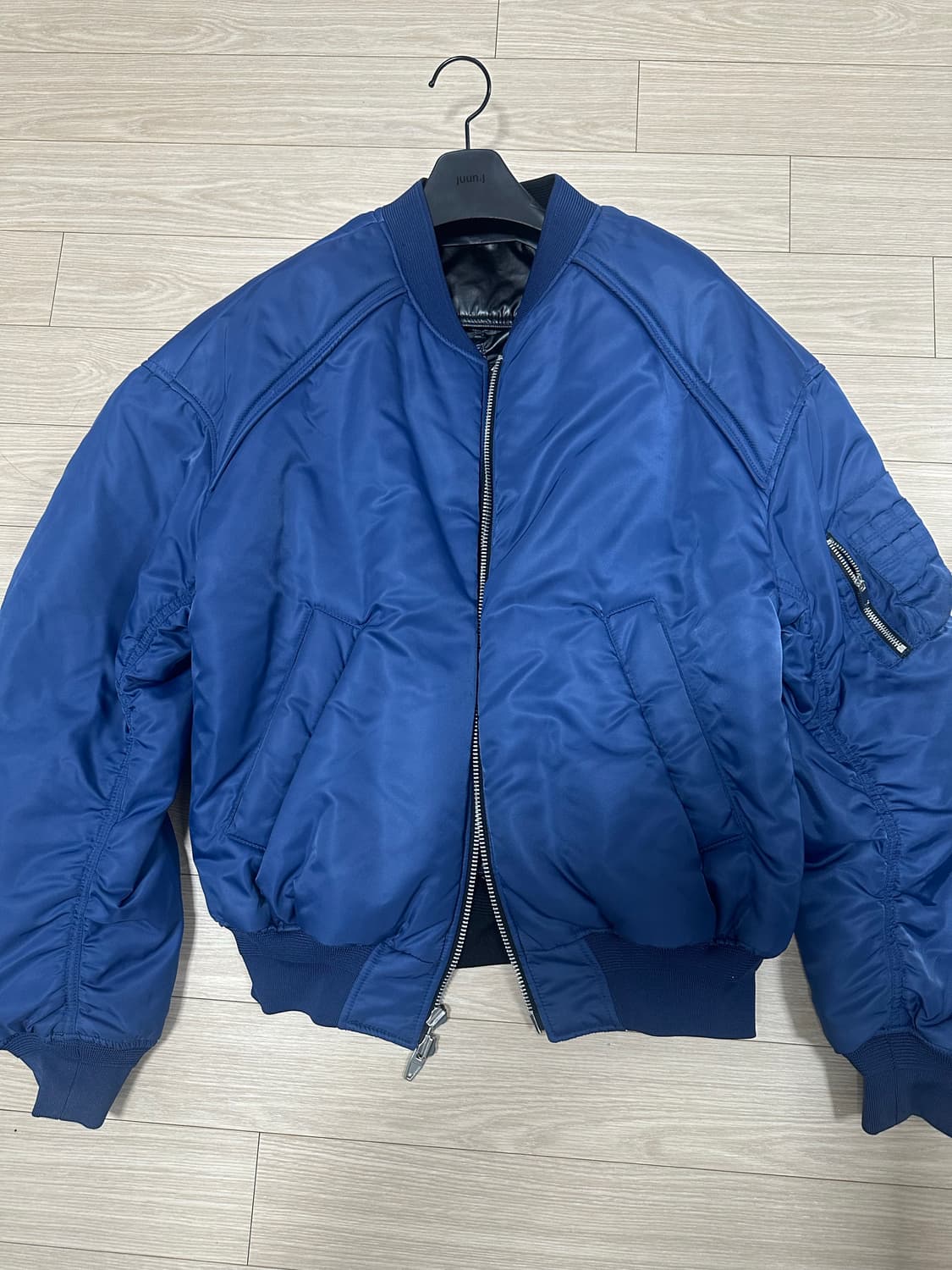 준지 리버서블 MA-1 아이유 마원  블루/블랙 044 상품이미지1