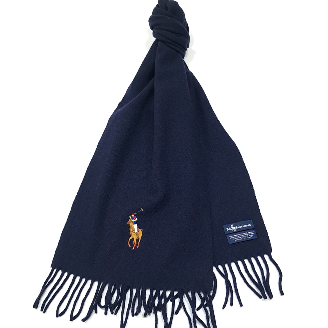 MX429 폴로 이태리판 램스울 멀티컬러포니 네이비 머플러 목도리 상품이미지2