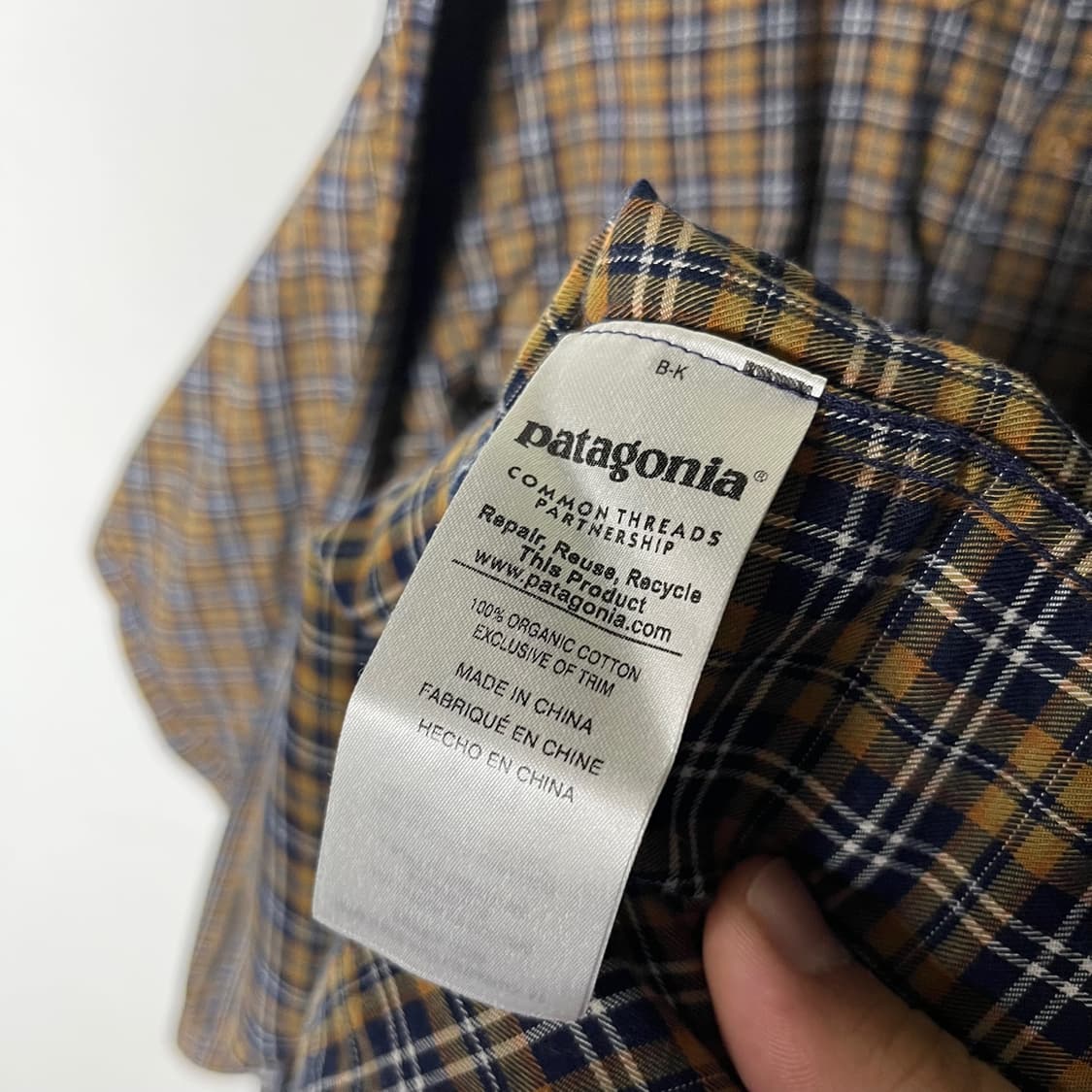 [Patagonia] 파타고니아 오가닉 코튼 체크셔츠 상품이미지5
