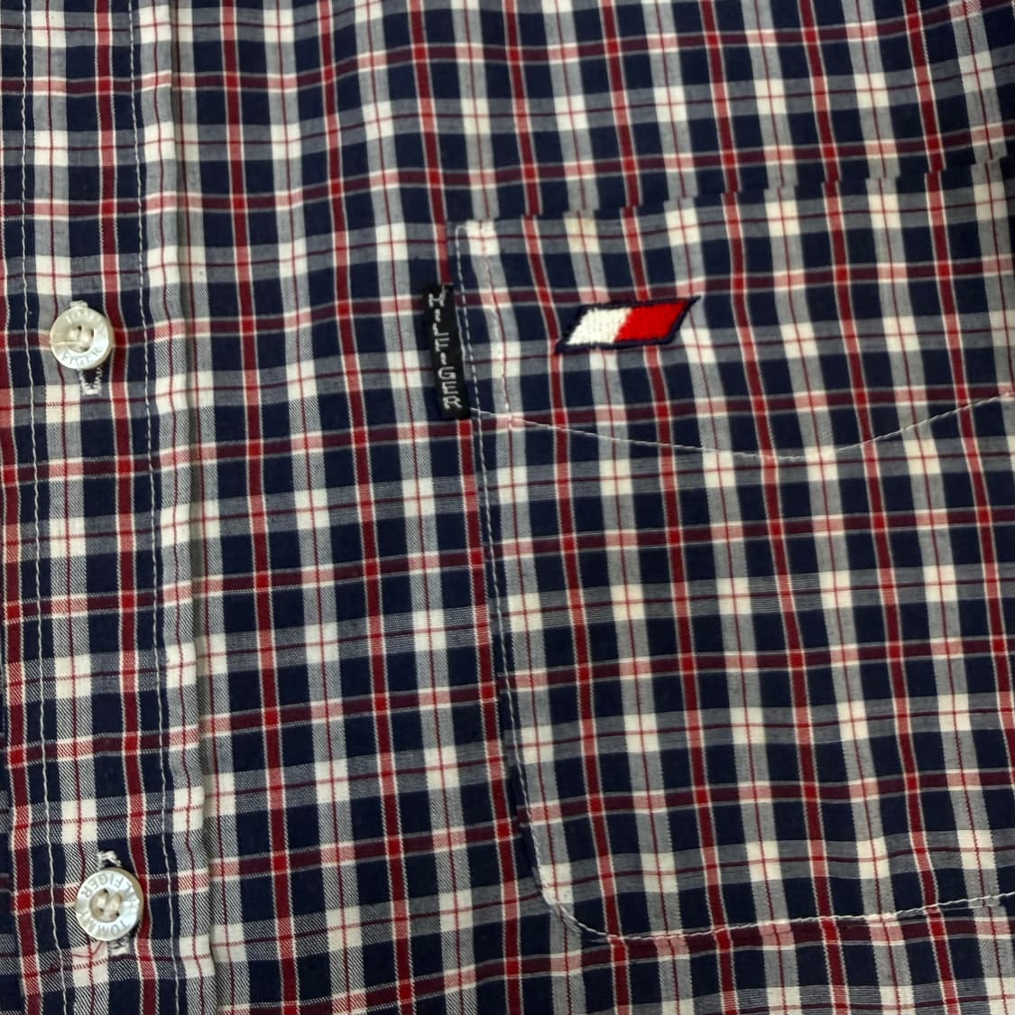 90s tommy made in usa 타미 힐피거 여름 긴팔셔츠 상품이미지3