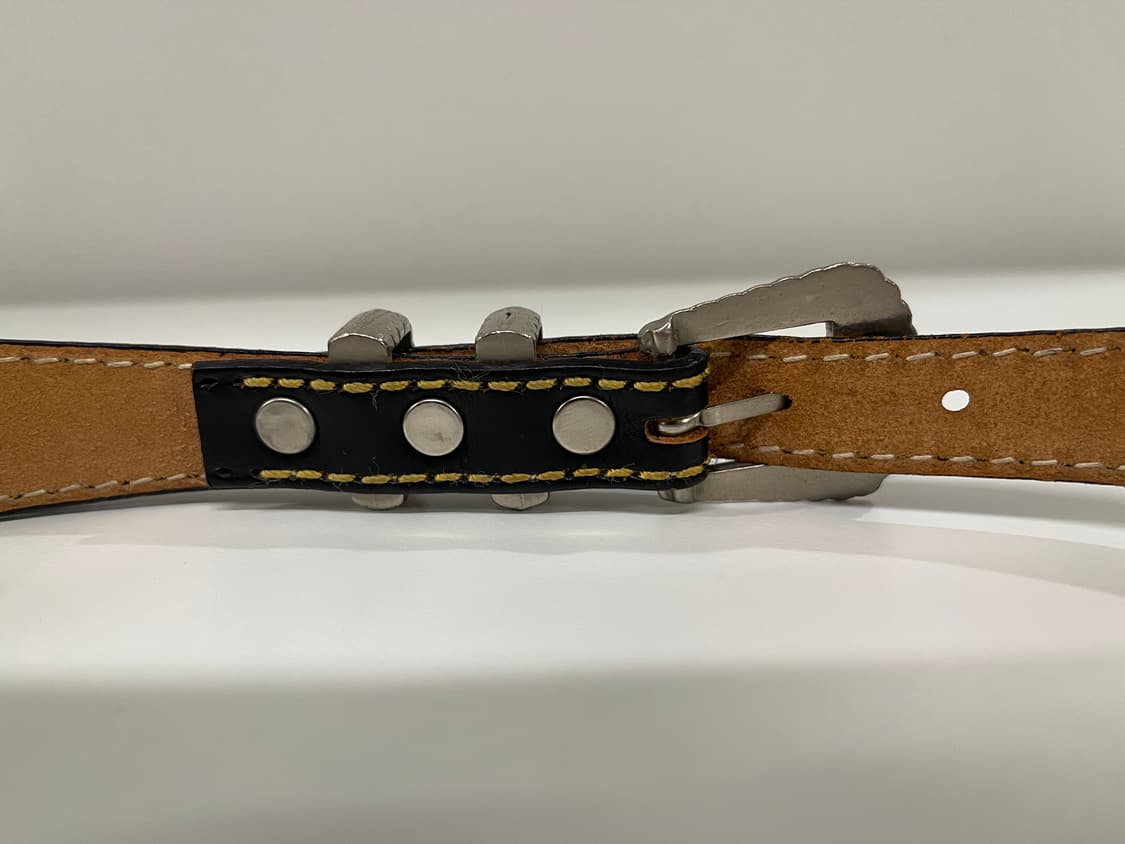 꼼데가르송 90s 웨스턴 레더 벨트 AD1990-1992 상품이미지5