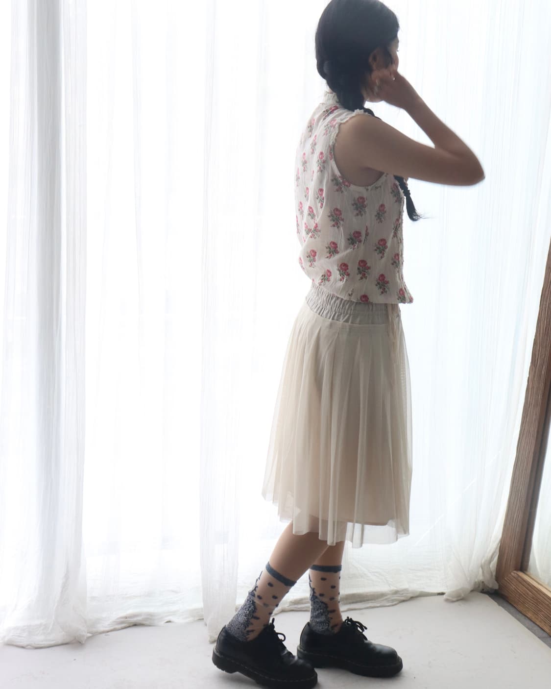 [Ray Beams] Ribbon Tulle Skirt 상품이미지3