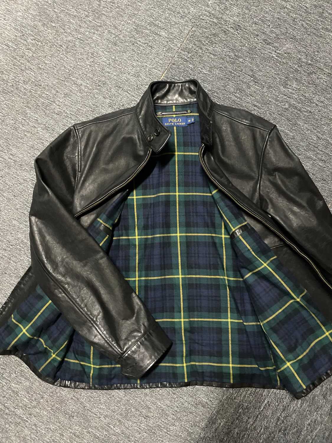 폴로 가죽 자켓 정리 상품이미지3