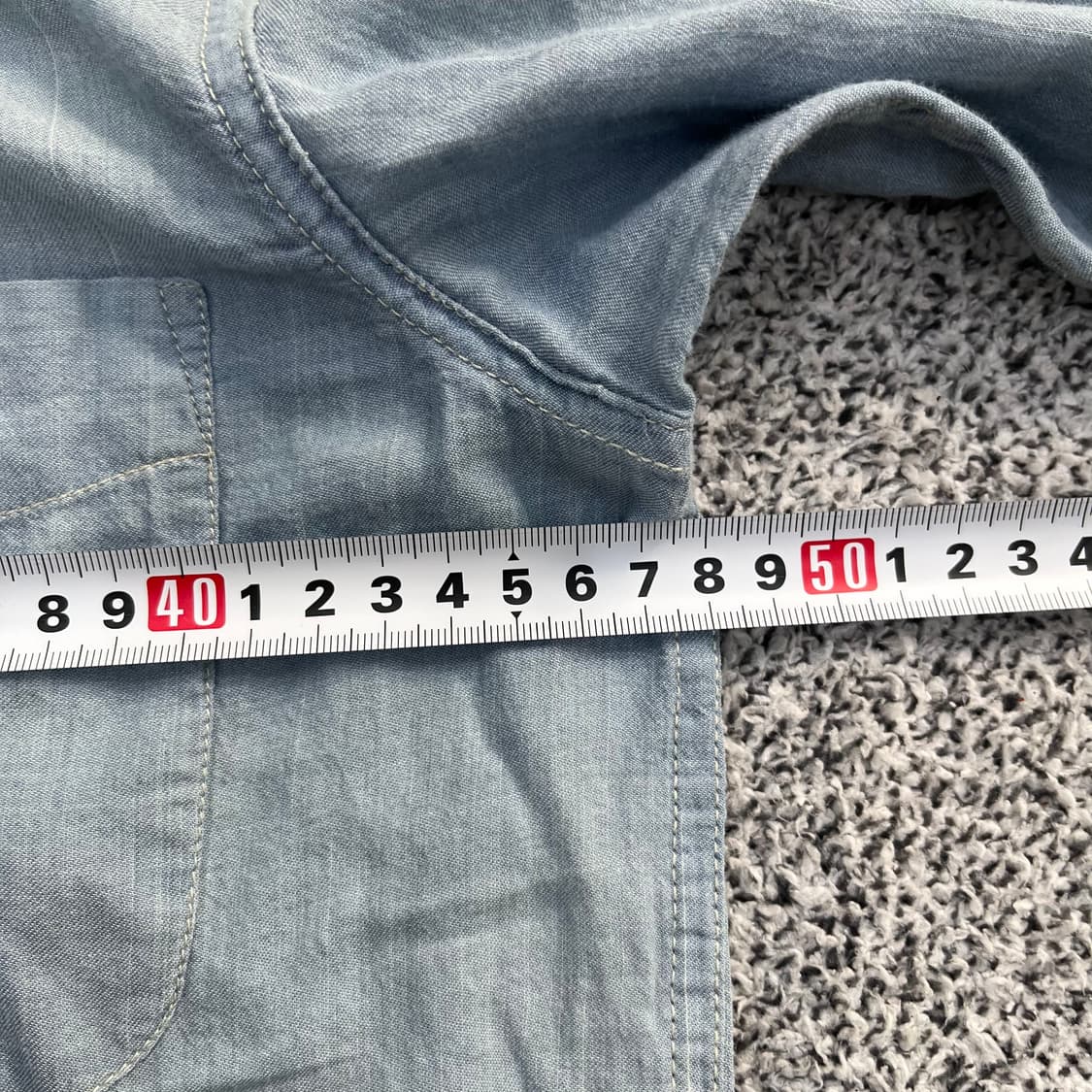 S 데님&서플라이 데님 셔츠 0306M 상품이미지7