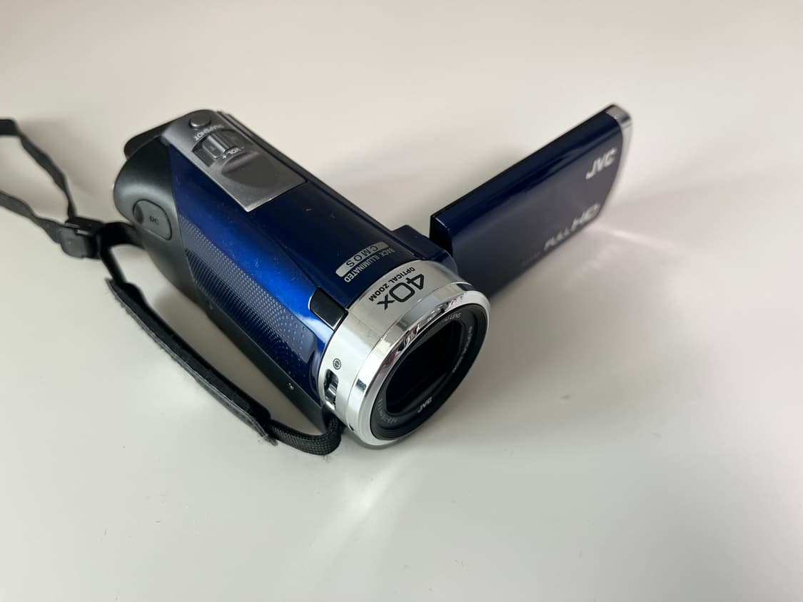 S급/ 기능 다수/jvc e600 빈티지 캠코더 블루 상품이미지2