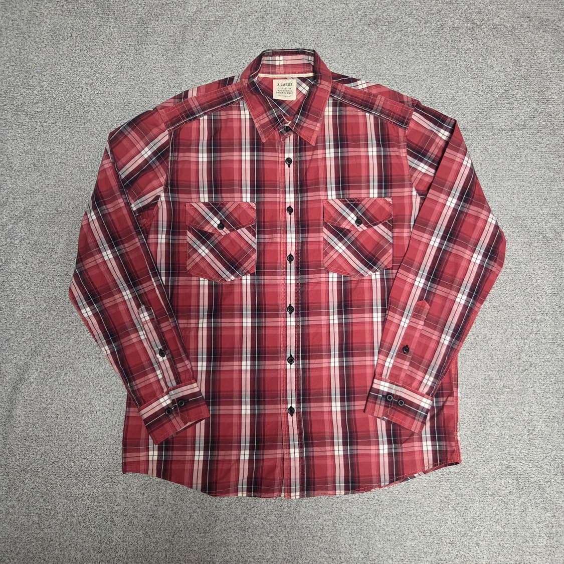 X-Large 재팬 빈티지 체크 셔츠 XL(105) 상품이미지1