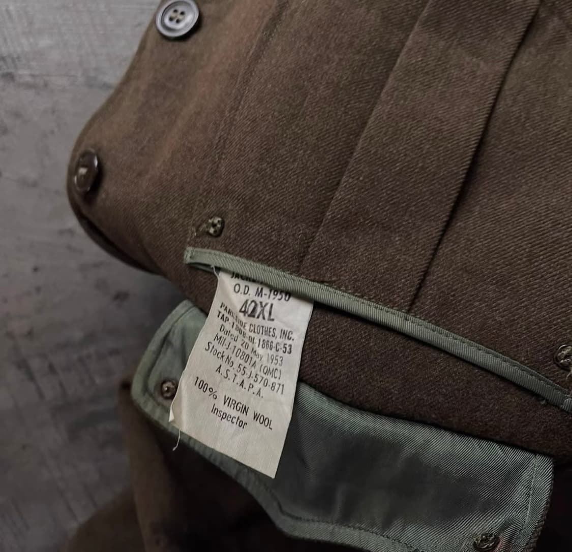 1953s 오리지널 미군 M50 울 빈티지 자켓 상품이미지3