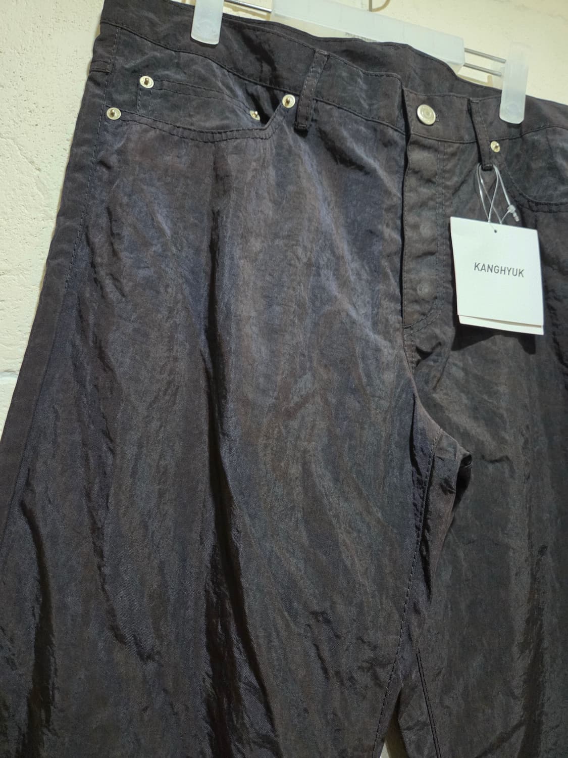 강혁 WSG 에어백 슬림핏 트라우저 레드프린트 XL 상품이미지2