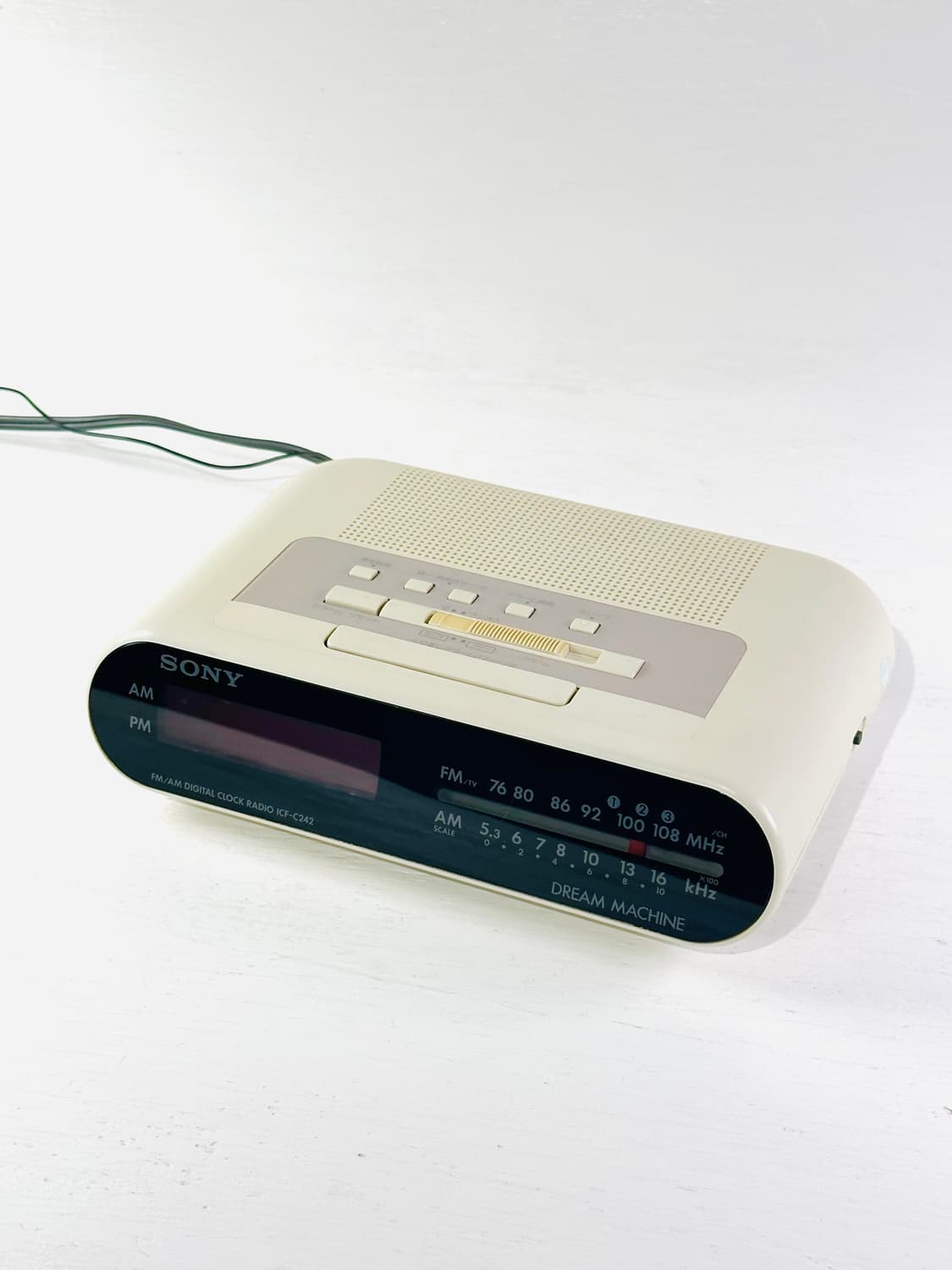 소니 빈티지 드림머신 ICF-C242 라디오 시계 상품이미지6