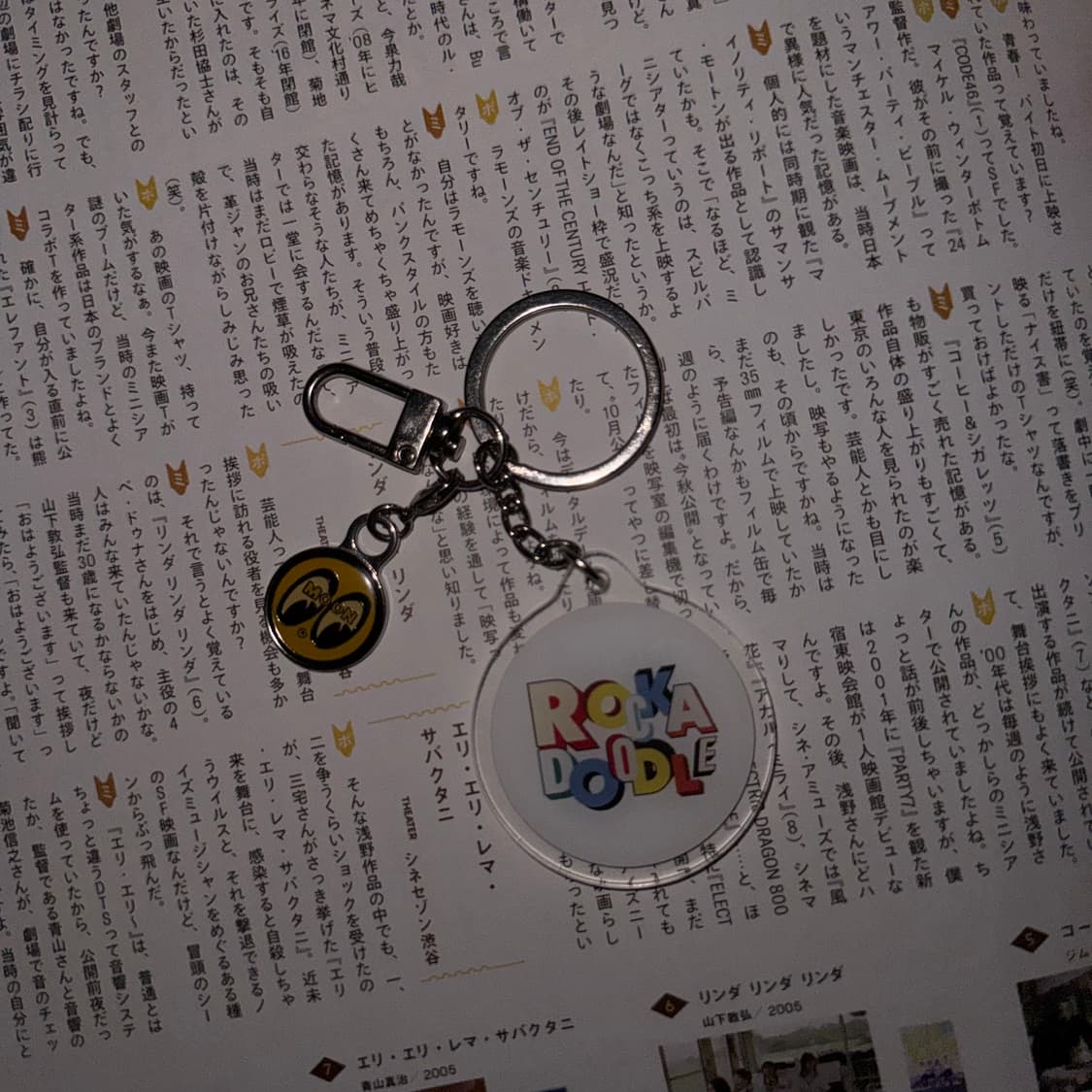 Mooneye 문아이즈 롸카두들 버거 키링 참 키체인 열쇠걸이 상품이미지1