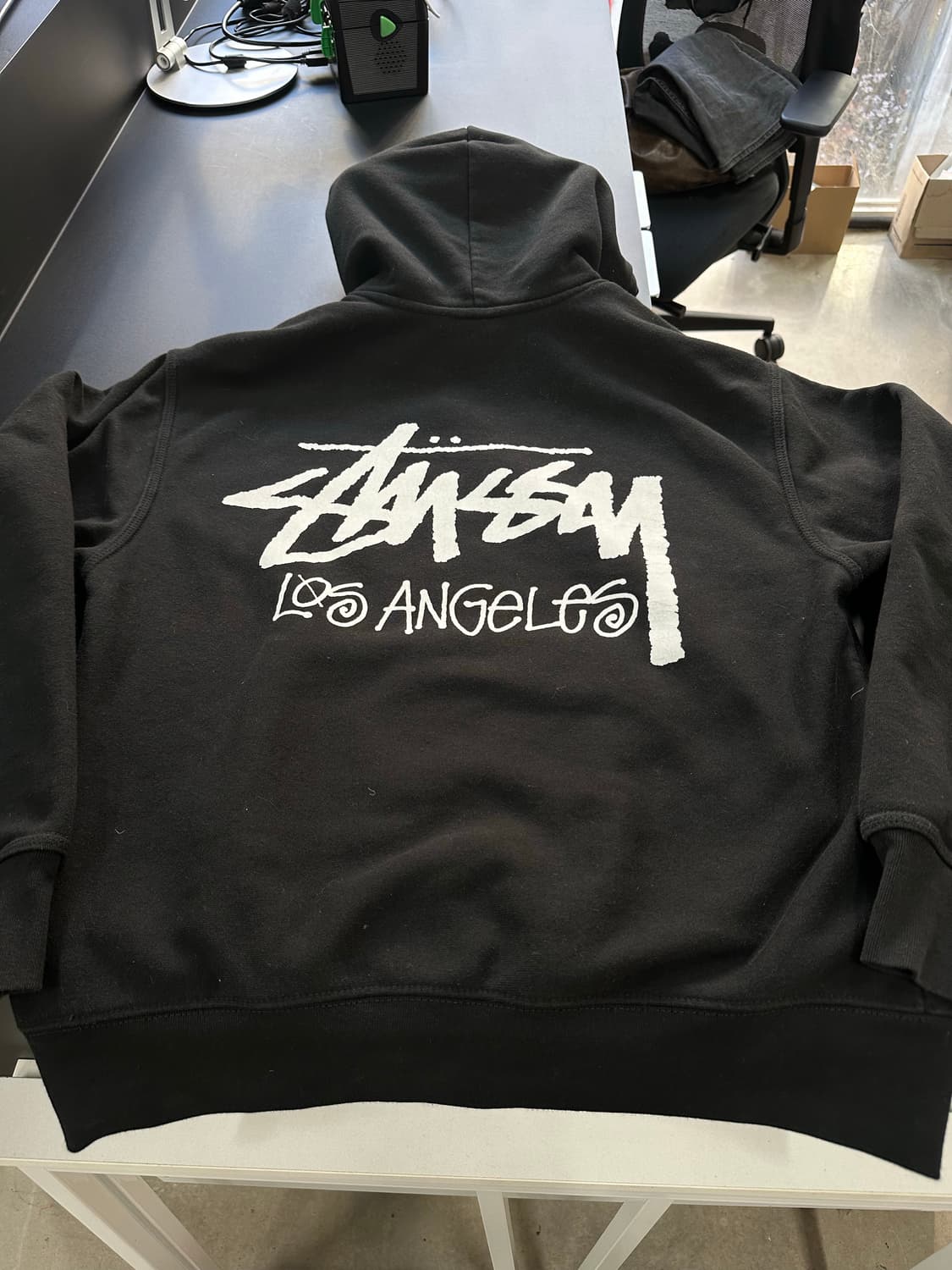 스투시 스탁 LA 후드티 블랙 상품이미지6
