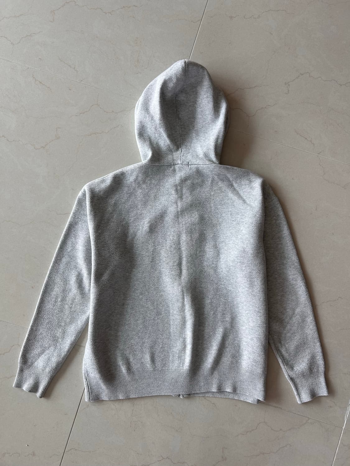 Oysho 여성 니트 후드집업 그레이 상품이미지3